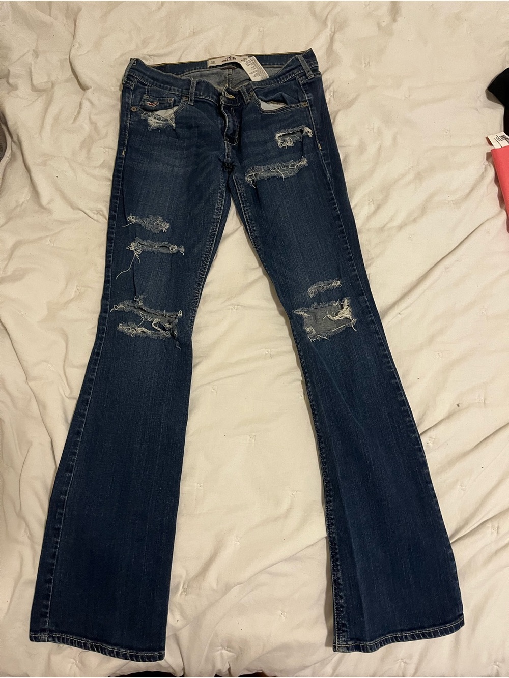 Hollister Dark Blue bootcut jeans